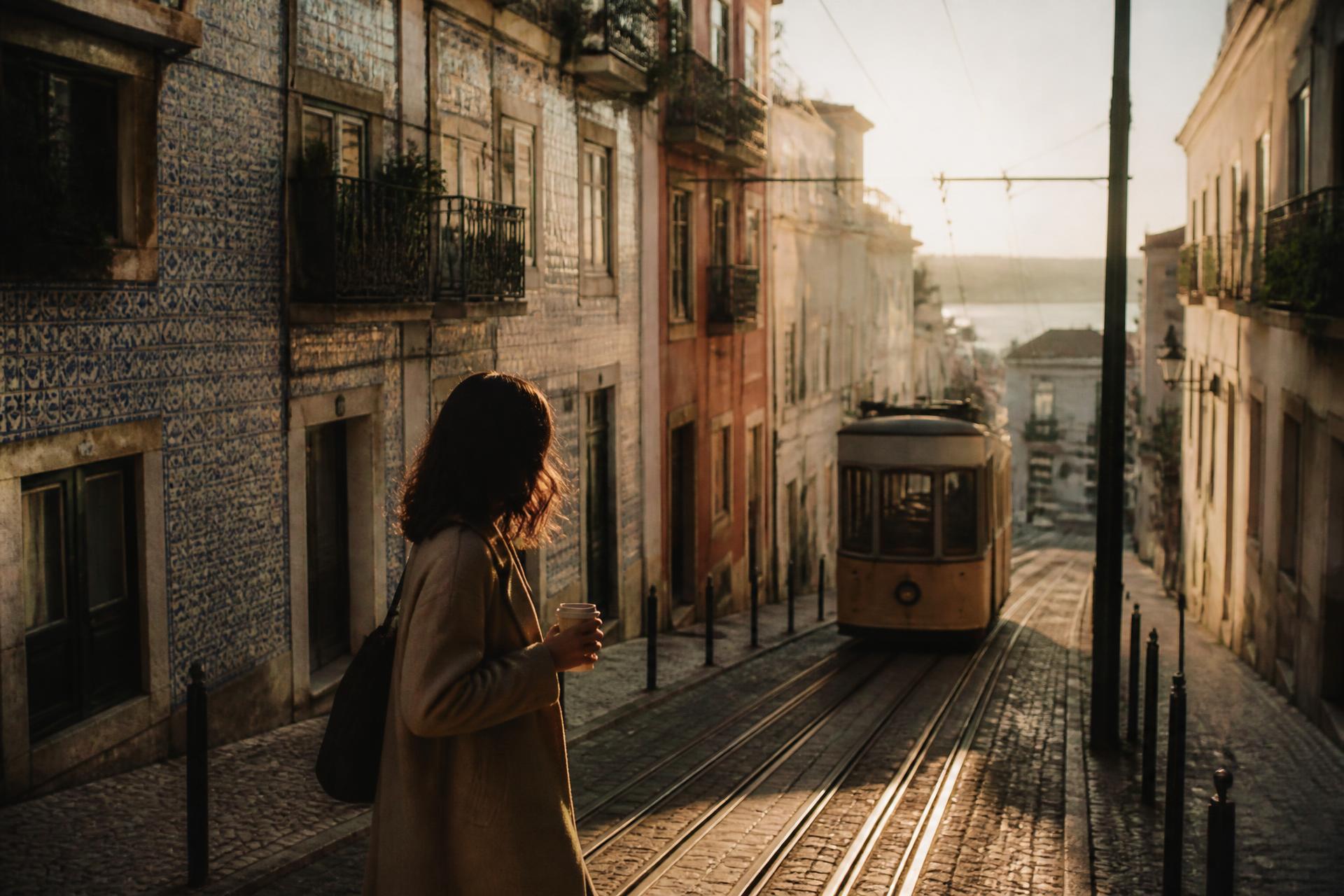 Lisbon — Bica, early morning